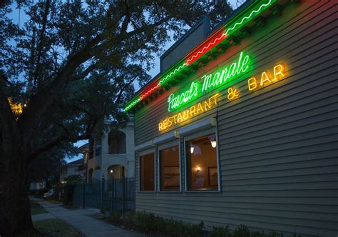 Pascal's manale restaurant new orleans - The neon shines over Pascal's Manale Restaurant, a New Orleans restaurant dating back to 1913 and famous for Creole-Italian cuisine, on March 14, 2023. (Staff photo by Ian McNulty, ...